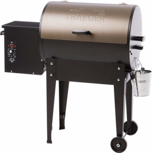 Traeger TFB29LZA Junior Elite Wood Pellet Grill and Smoker - Grill, Smoke, Bake, Roast, Braise, and BBQ (Bronze)