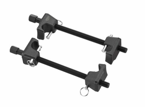 ARES 70371 - Macpherson Strut Spring Compressor - Repair Bent Struts, Strut Tubes, and Damaged Struts - Drop Forged Jaws with Safety Pins for Safe and Easy Compression