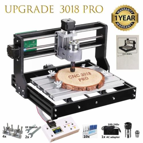 8. CNC 3018 Pro GRBL Control DIY Mini CNC Machine, 3 Axis PCB Milling Machine, Wood Router Engraver with Offline Controller,