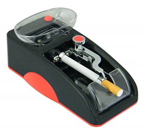 8. Littleice Electric Automatic Cigarette Rolling Machine Tobacco Injector Maker Roller (Red)