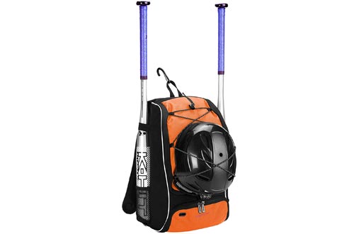 AmazonBasics Youth Baseball Equipment Backpack