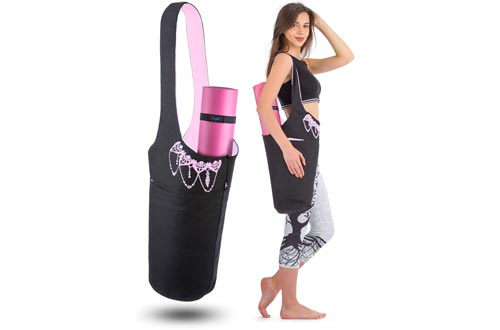 Zenifit Yoga Mat Bag - Long Tote with Pockets - Holds More Yoga Accessories.