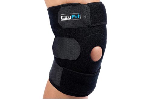 EzyFit Knee Brace Support for Arthritis, ACL, LCL, MCL, Sports Exercise, Meniscus Tear Injury Recovery 