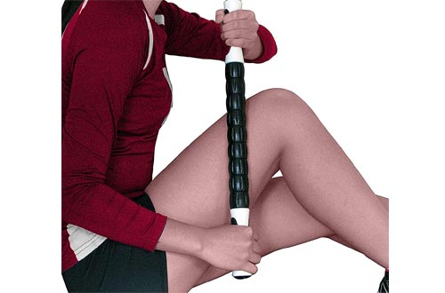 Top Rated Muscle Roller Massage Stick: A Sports Body Massager Tool-Release Myofascial Trigger Points, Reduce Muscle Soreness, Tightness, Leg Cramps & Back Pain, Rub Muscle for Relief & Recovery