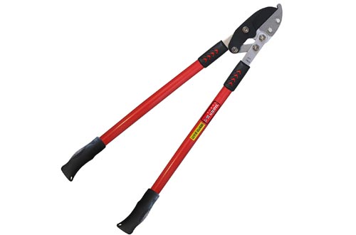 TABOR TOOLS GG12 Anvil Loppers with Compound Action, Chops Thick Branches with Ease, Tree Trimmer, Branch Cuttter with 2 Inch Clean Cut Capacity, 30 Inch.
