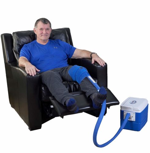 Polar Products Active Ice 3.0 Knee & Joint Cold Therapy System with Digital Timer Includes Knee Bladder, 9 Quart Cooler