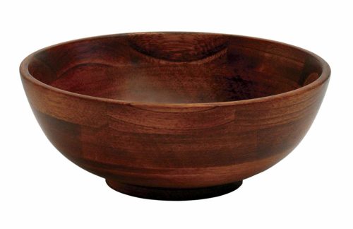  Lipper International 273 Cherry Finished Footed Serving Bowl
