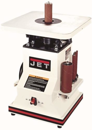 JET 708404 JBOS-5 5-1/2 Inch 1/2 Horsepower Benchtop Oscillating Spindle Sander with Spindle Assortment, 110-Volt 1 Phase