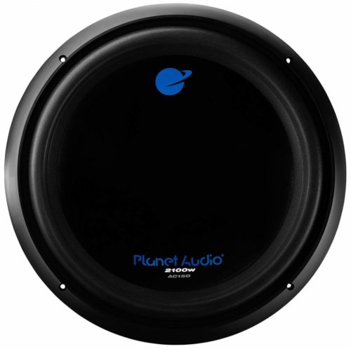 Planet Audio AC15D Car Subwoofer - 2100 Watts Maximum Power, 15 Inch, Dual 4 Ohm Voice Coil, Easy Mounting, Sold Individually