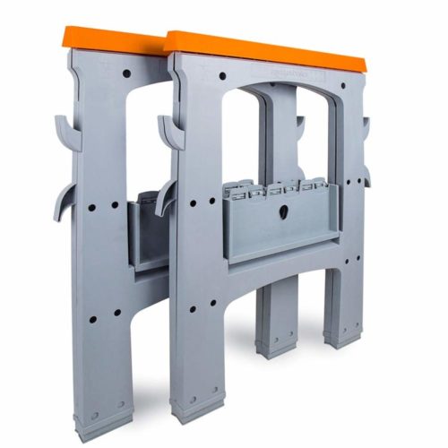 AmazonBasics Folding Sawhorse - Set of 2, 900 Pound Capacity