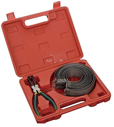 Auto Piston Compressor Set, Car Engine Piston Ring Compressor Pliers Set Repair Tools Kit