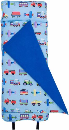 Wildkin Nap Mat with Pillow for Toddler Boys and Girls, Perfect Size for Daycare and Preschool, Designed to Fit on a Standard Cot, Patterns Coordinate with Our Lunch Boxes and Backpacks