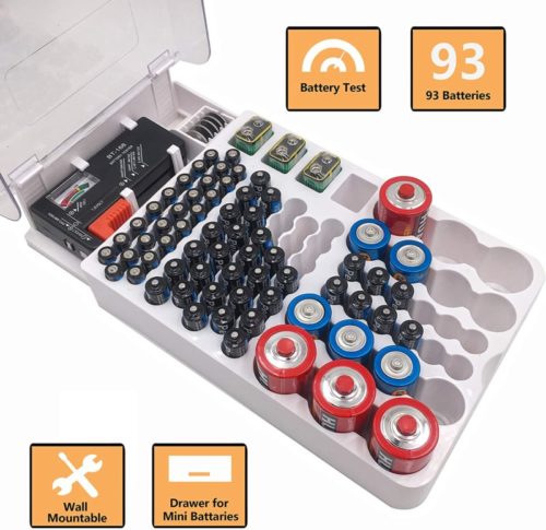 Reeyox-Battery-Organizer-Wall-Mount-Battery-Storage-Case-Holds-93-Batteries-AA-AAA-C-D-9V-with-Battery-Tester-BT-168-1