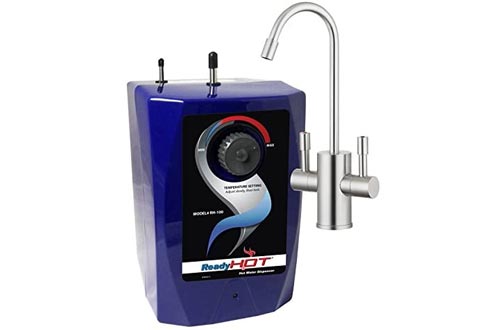 Ready Hot RH-100-F560-BN Hot Water Dispensers System, Includes Brushed Nickel Dual Lever Faucet