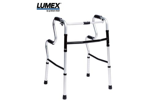 Lumex 3-in-1 UpRise - A Folding Walkers, Stand-Up Aid, Toilet Safety Rail - 700175CR