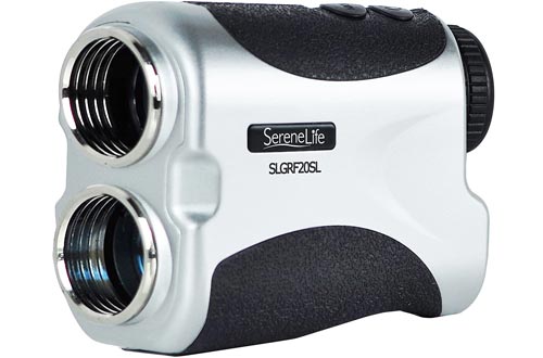 SereneLife Advanced Golf Laser Rangefinders - 546.2 Yard Digital Accuracy Distance Meter with Pinsensor Technology, 6X Magnification and 2 Modes for Hunting, Shooting, Archery and More - SLGRF20SL