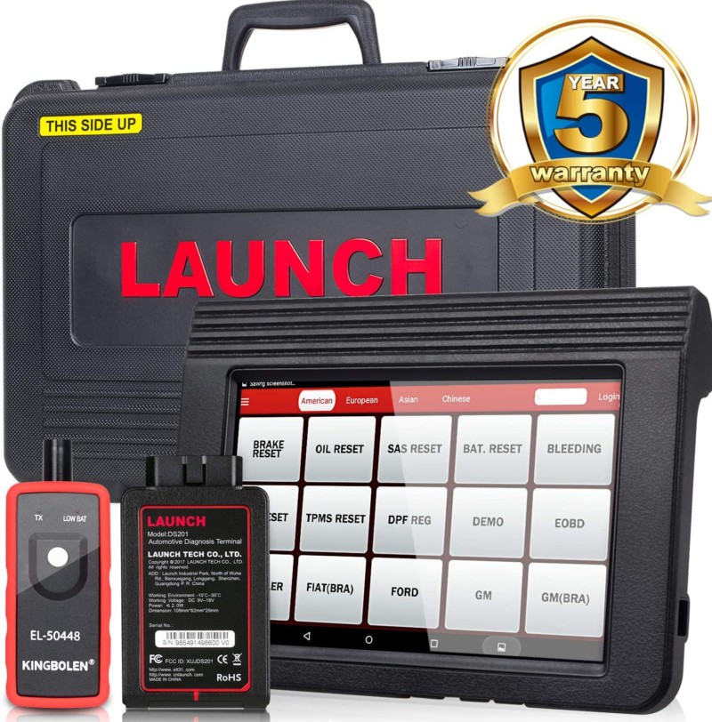 LAUNCH X431 V PRO Bi-Directional Scan Tool OBD2 Scanner Full System Scanner with ECU Coding,Actuation Test,Key IMMO,Remote Diagnostic,20 Reset Functions,Free Update,Full Connector Kit + EL-50448 Tool