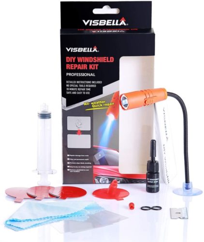 DIY Windshield Repair Kit, Fast Repair, with UV Curing Light