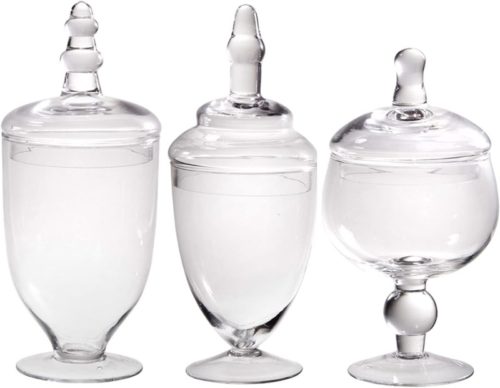 Candy-Jars-Clear-Glass-Apothecary-Bowls-Set-of-3-Wedding-Candy-Buffet-Containers-Small-Clear