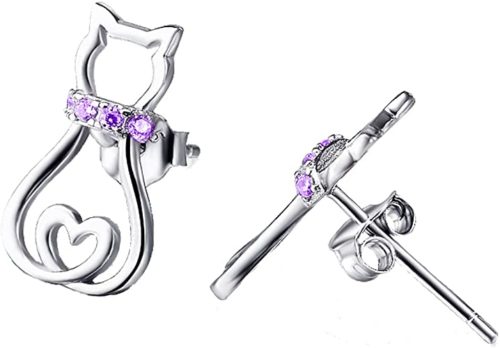 Cat-Stud-Earrings-for-Women-Girls-Sterling-Silver-Mini-Pet-Cats-Earrings-Jewelry-Studs