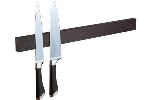 Powerful Magnetic Knife Strip, Holders Made in USA (Wenge, 20 inches)