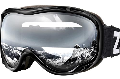 ZIONOR Lagopus Ski Snowboard Goggles UV Protection Anti Fog Snow Goggles for Men Women Youth
