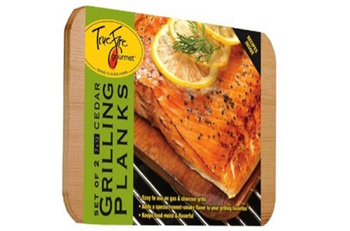 TrueFire Gourmet TFplanks12-2 2-Pack Cedar Grilling Planks, 7 by 12-Inch