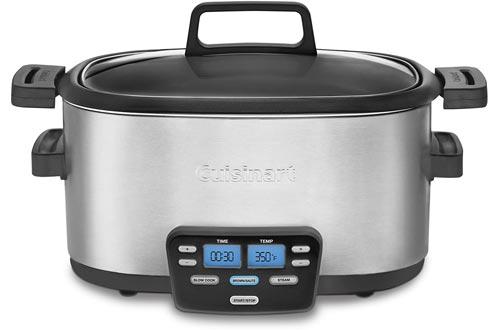 Cuisinart MSC-600 3-In-1 Cook Central 6-Quart Multi-Cookers: Slow Cookers, Brown/Saute, Steamer