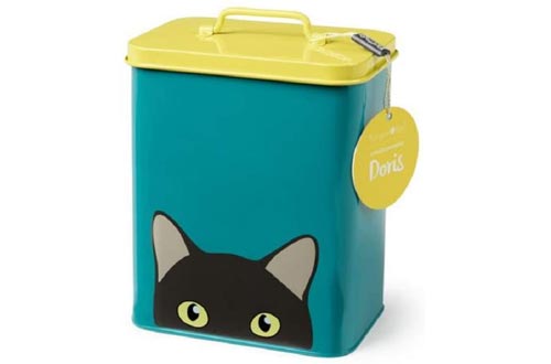 Burgon & Ball Creaturewares GCR/CAT Pet Food Storage Tin Doris' Cat