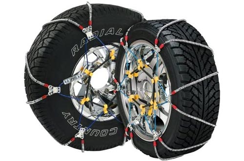 Security Chains Company SZ143 Super Z6 Cable Tire Chains for Passenger Cars, Pickups, and SUVs - Set of 2