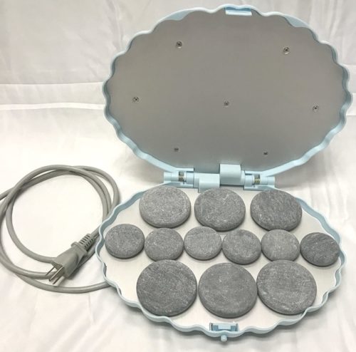 Therapist’s Choice Portable Hot Stone Warmer with 12 Stones