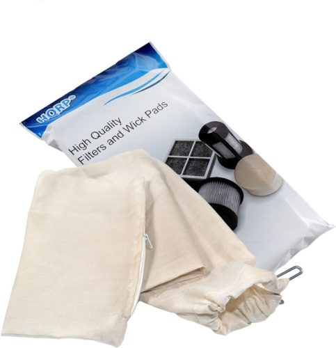 HQRP Dust Collector Bag compatible with Bosch/RIGID/Ryobi/DeWalt/Kobalt/Skilsaw/Craftsman/Porter Cable/Delta/Makita 10" Tablesaws with 2.5" Dust Port