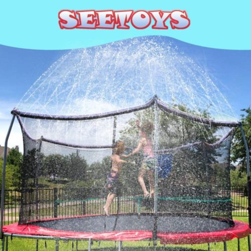 SEETOYS-Trampoline-Sprinklers-for-Kids-50ft-Outdoor-Trampoline-Spray-Waterpark-Fun-Summer-Water-Game-ToysBoys-Girls-Fun-Summer-Outdoor-Water-Game-Sprinkler-AccessoriesParty-Birthday-Gifts