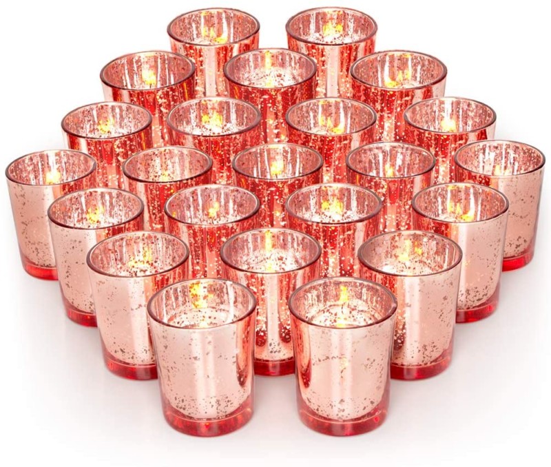 Volens-Rose-Gold-Party-Decorations-72pcs-Mercury-Glass-Votive-Candle-Holders-Set-for-Wedding-Bridal-and-Baby-Shower
