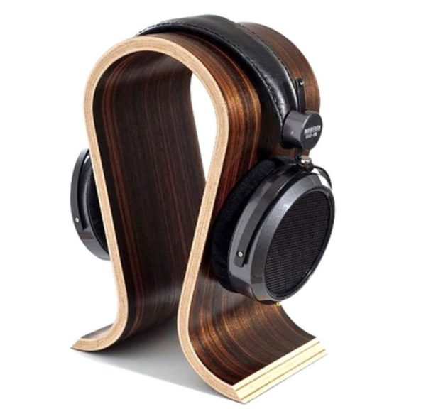 6. Wooden Omega Headphones Stand