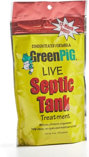 GreenPig Solutions 52 Concentrated Formula Live Septic Tank Treatment, 1 Year Supply