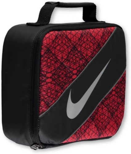 Nike Large Insulated Lunchbox - black/university red, one size