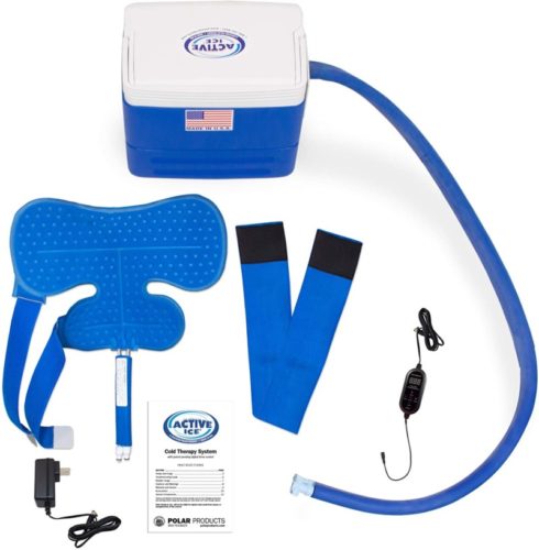 Polar-Products-Active-Ice®-3.0-Shoulder-Pad-Cold-Therapy-System-with-Programmable-Digital-Timer-9-Quart-Cooling-Reservoir
