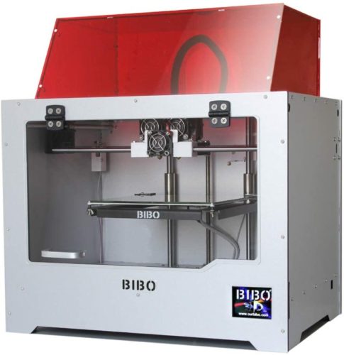 BIBO 3D Printer Dual Extruder Laser Engraving Sturdy Frame WiFi Touch Screen Cut Printing Time in Half Filament Detect Demountable Glass Bed