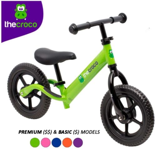 TheCroco Lightweight Balance Bike Premium for Toddlers and Kids