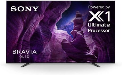 Sony A8H 65 Inch TV: BRAVIA OLED 4K Ultra HD Smart TV with HDR and Alexa Compatibility - 2022 Model