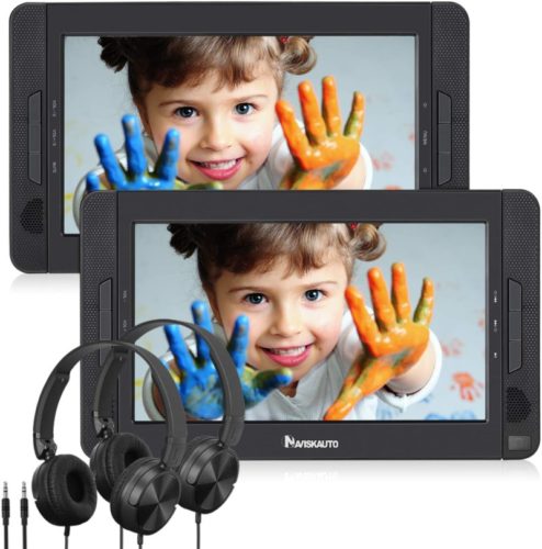 NAVISKAUTO-10.5-Dual-Screen-DVD-D-Player-for-Kids-with-5-Hour-Built-in-Rechargeable-Battery-Supports-USB-SD-Card-Playback-and-Last-Memory