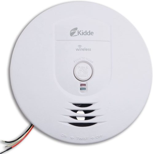 Kidde - 21026045 AC Hardwired Wireless Interconnect Smoke Detector Alarm | Model RF-SM-ACDC