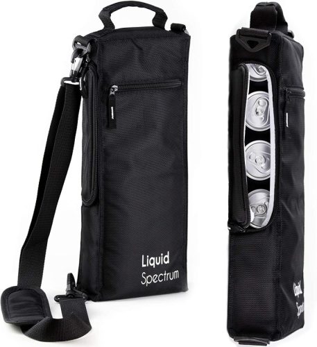 Liquid Spectrum Golf Cooler Bag - Soft Insulated Cooler Holds 6 Cans of Beer/Soda or 2 Bottles of Wine | Includes Detachable Shoulder Strap for Golfers | Golf Accessories for Men